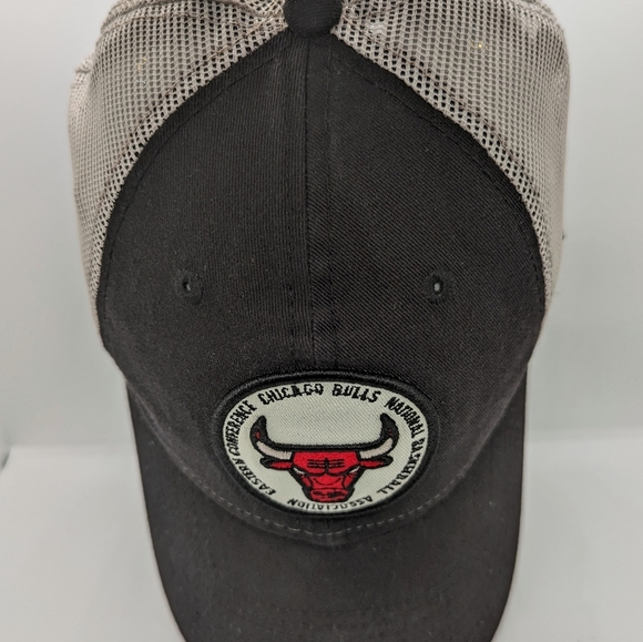 New Era Chicago Bulls NBA Eastern Conferernce LOGO Snapback Hat Black OSFM Cap - Picture 5 of 9